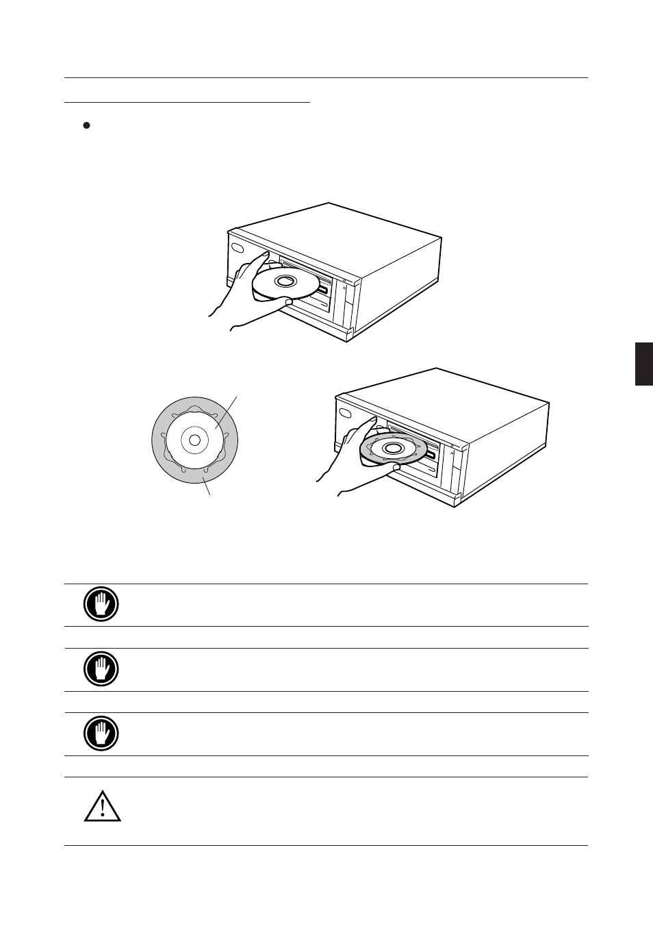 Operation des disques | Pioneer CD-ROM DRIVE UNIT DR-U16S User Manual | Page 33 / 69