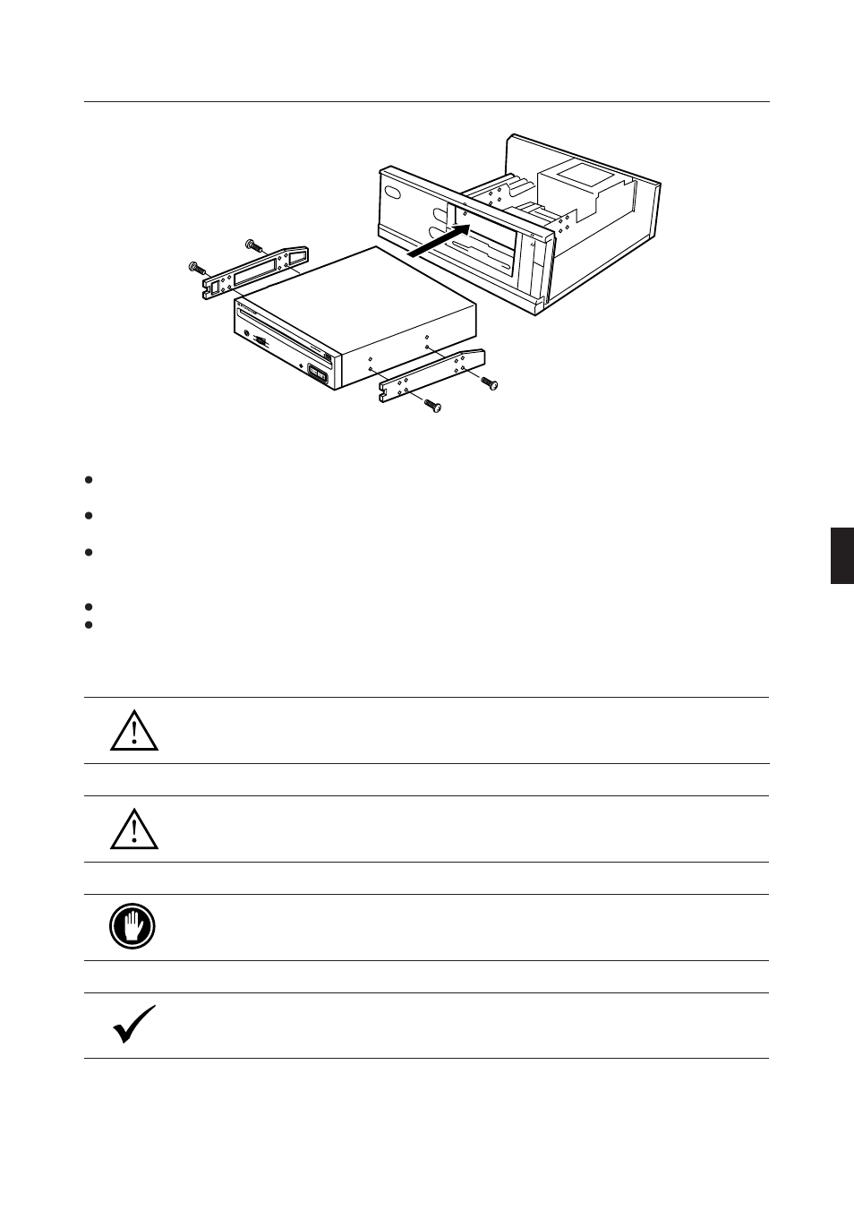 Installation des laufwerks | Pioneer CD-ROM DRIVE UNIT DR-U16S User Manual | Page 45 / 69