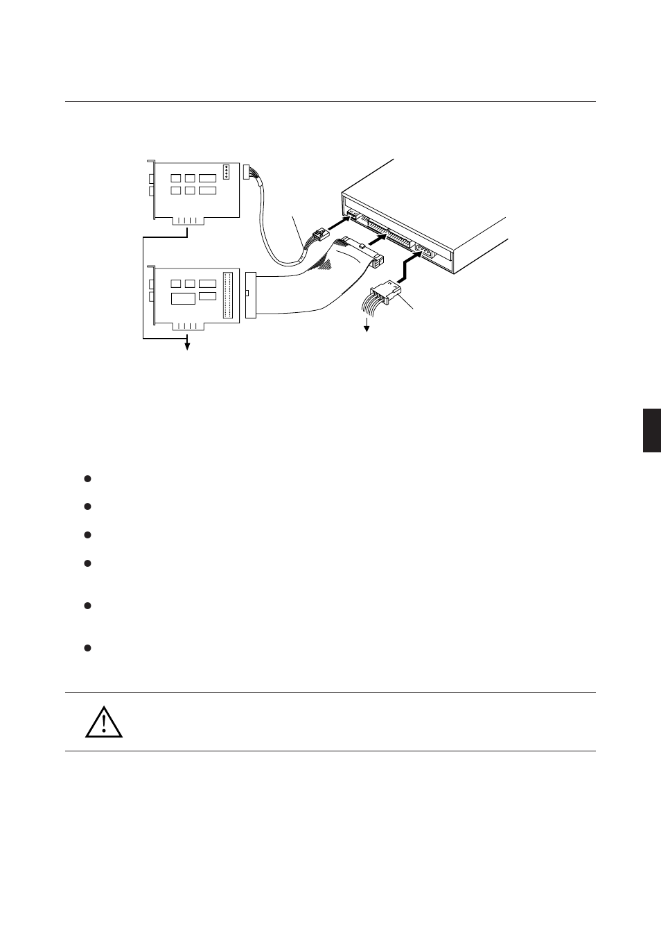 Anschluss des laufwerks als einziges scsi-gerät | Pioneer CD-ROM DRIVE UNIT DR-U16S User Manual | Page 47 / 69