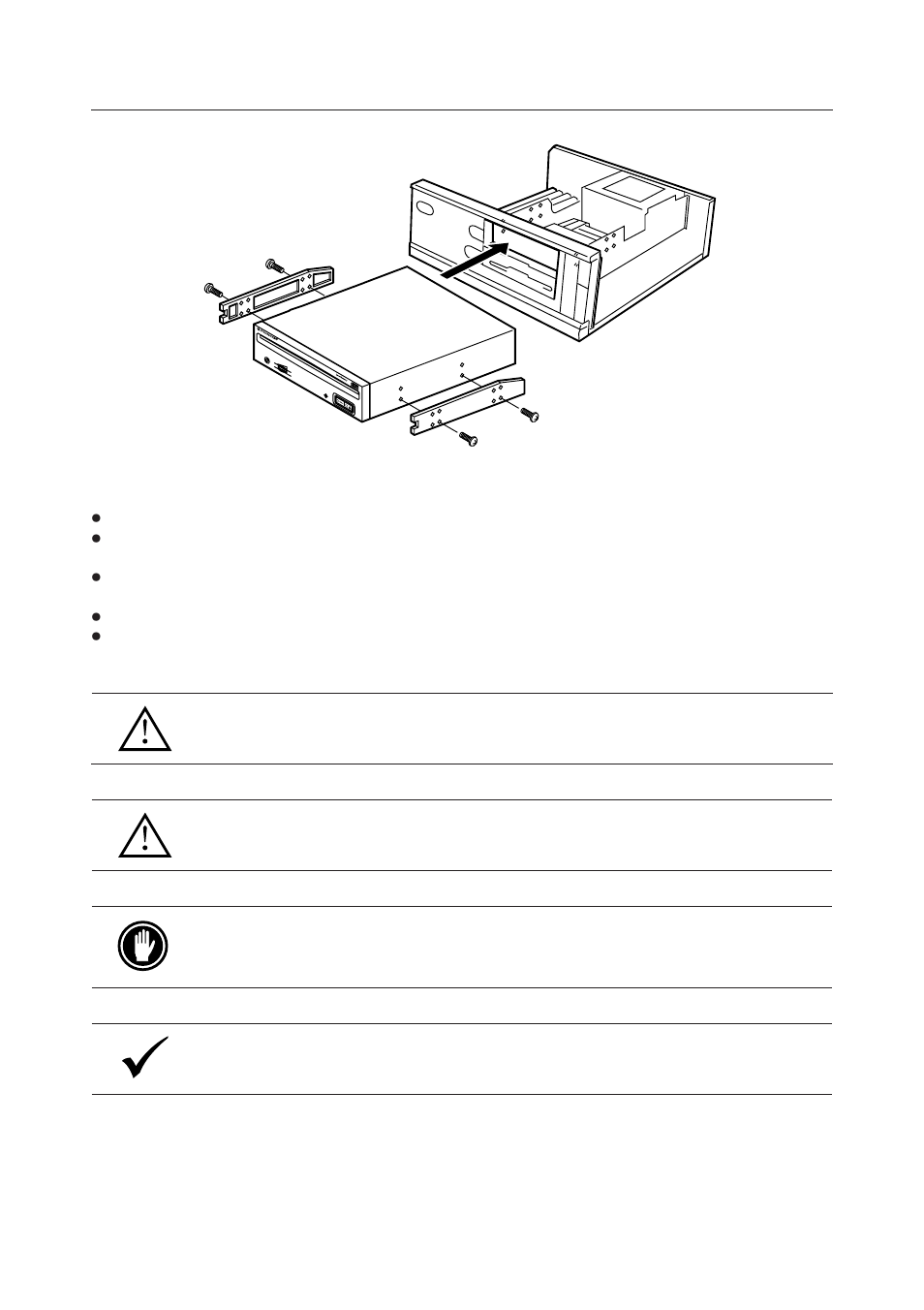 Installazione del lettore | Pioneer CD-ROM DRIVE UNIT DR-U16S User Manual | Page 60 / 69