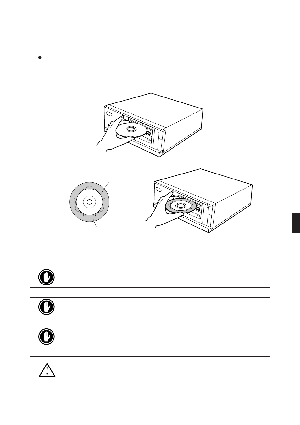 Funzionamento del disco | Pioneer CD-ROM DRIVE UNIT DR-U16S User Manual | Page 63 / 69