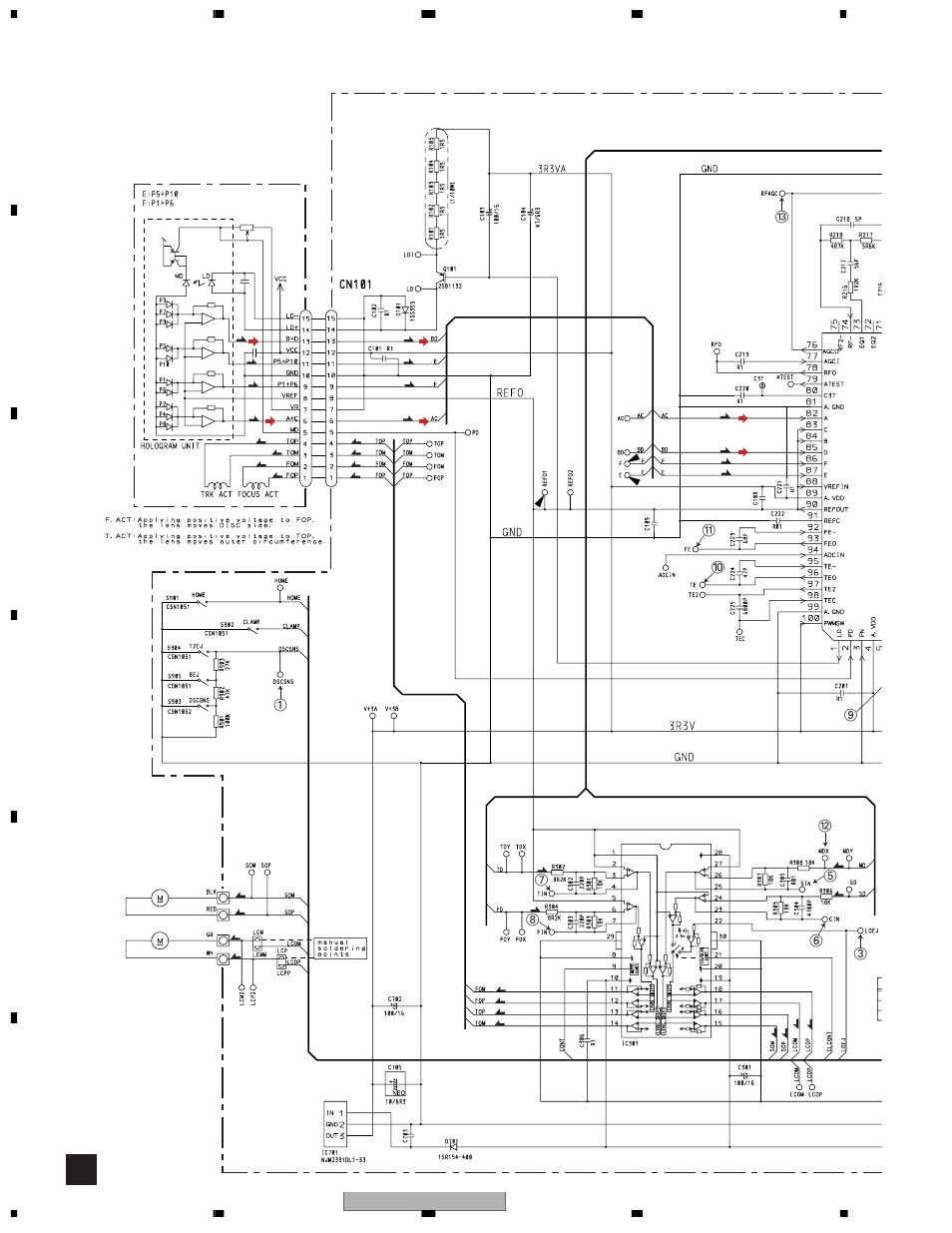 4 cd mechanism module, Pickup unit(p10)(service) | Pioneer DEH-1600R User Manual | Page 24 / 63
