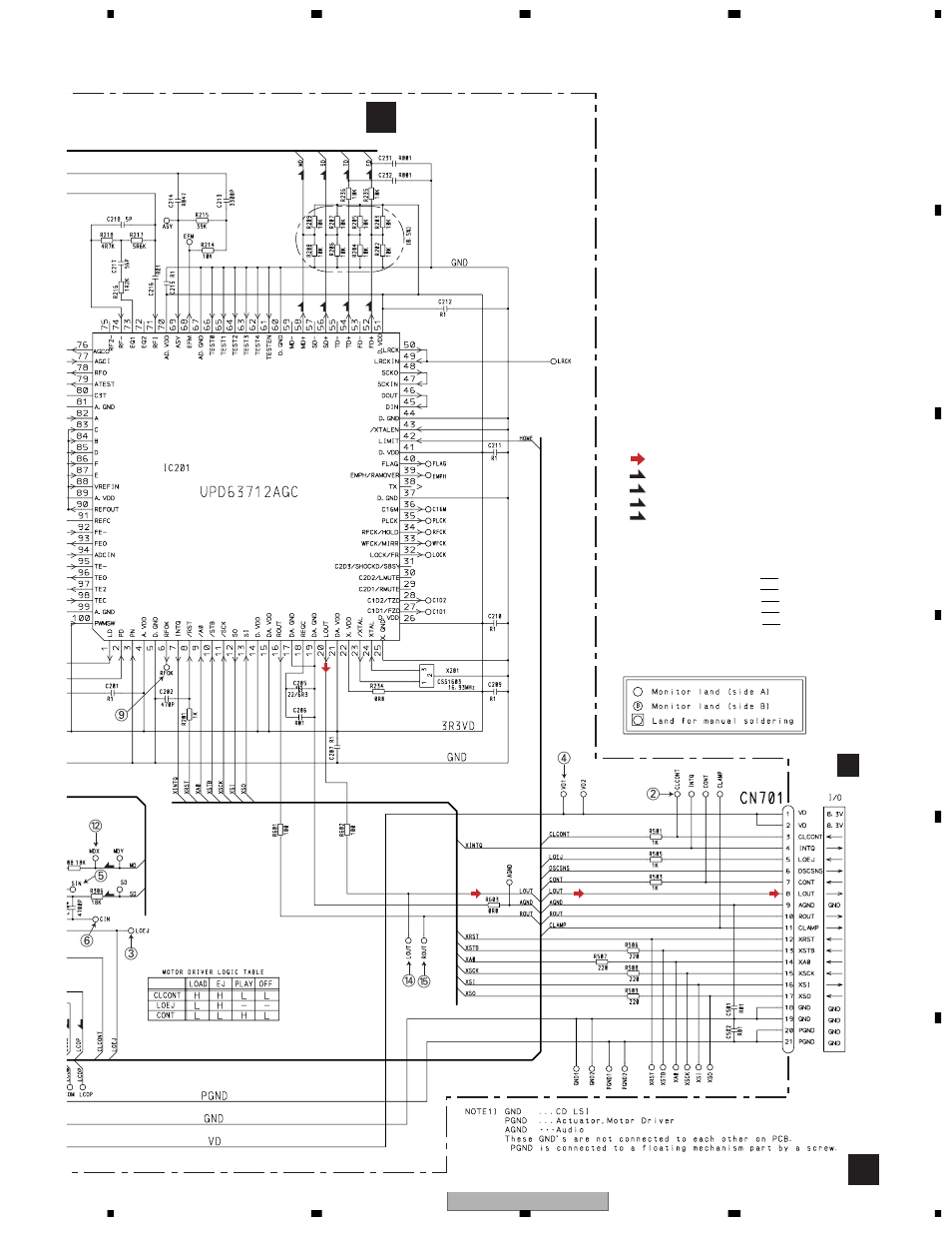 Cd core unit(s10.1) | Pioneer DEH-1600R User Manual | Page 25 / 63