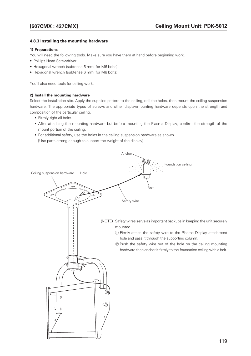 Pioneer PDP 427CMX User Manual | Page 119 / 288