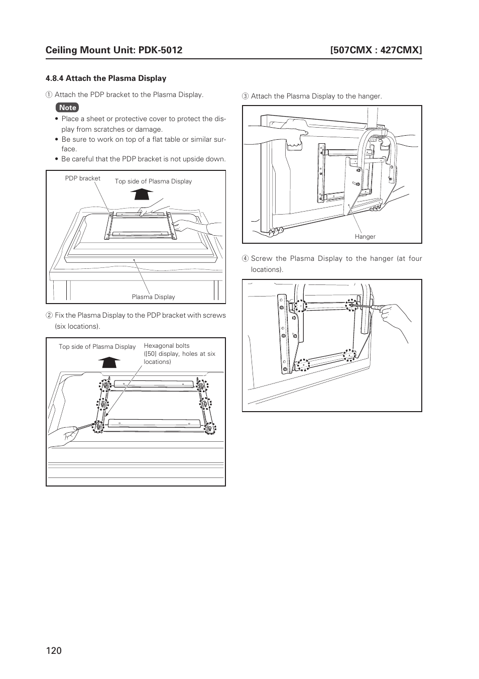 Pioneer PDP 427CMX User Manual | Page 120 / 288