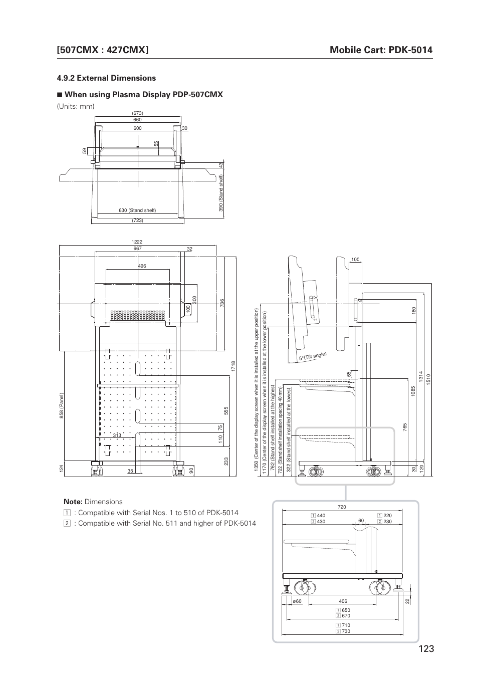 Pioneer PDP 427CMX User Manual | Page 123 / 288