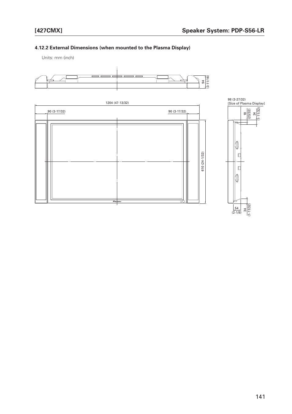 Pioneer PDP 427CMX User Manual | Page 141 / 288