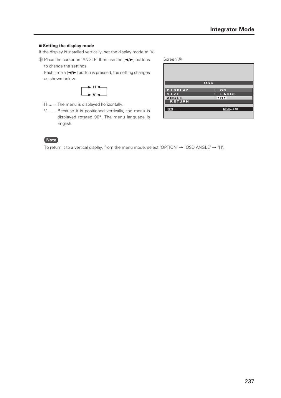 237 integrator mode | Pioneer PDP 427CMX User Manual | Page 237 / 288