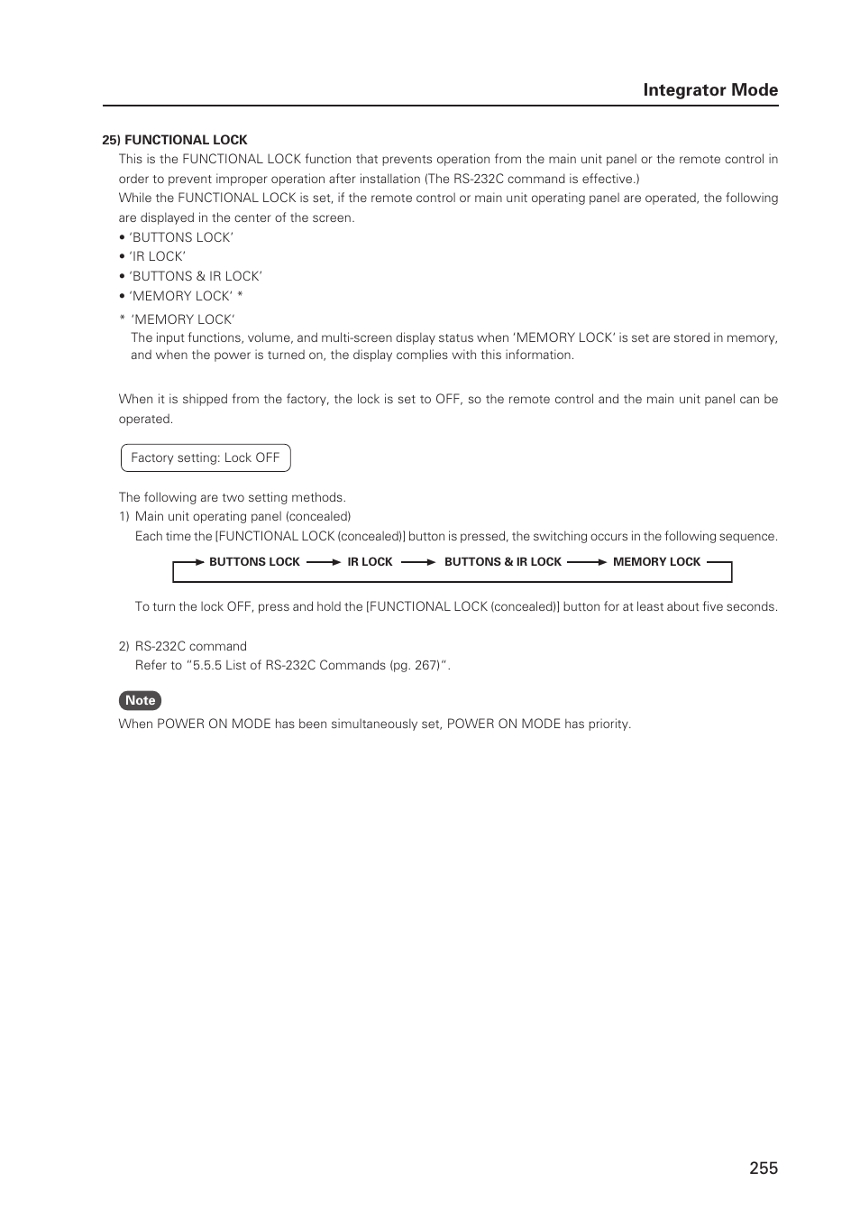 255 integrator mode | Pioneer PDP 427CMX User Manual | Page 255 / 288