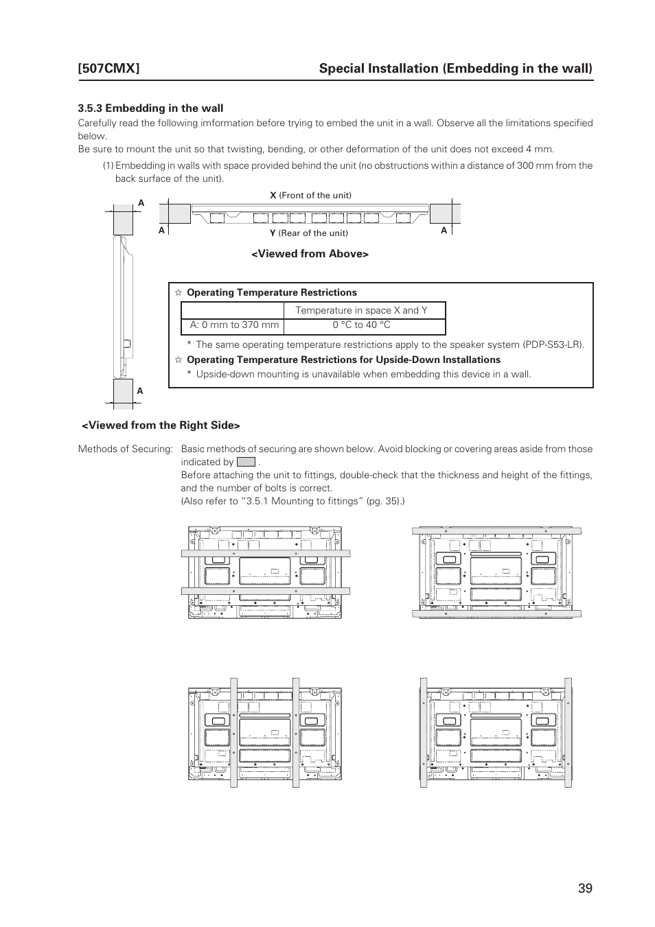 Pioneer PDP 427CMX User Manual | Page 39 / 288