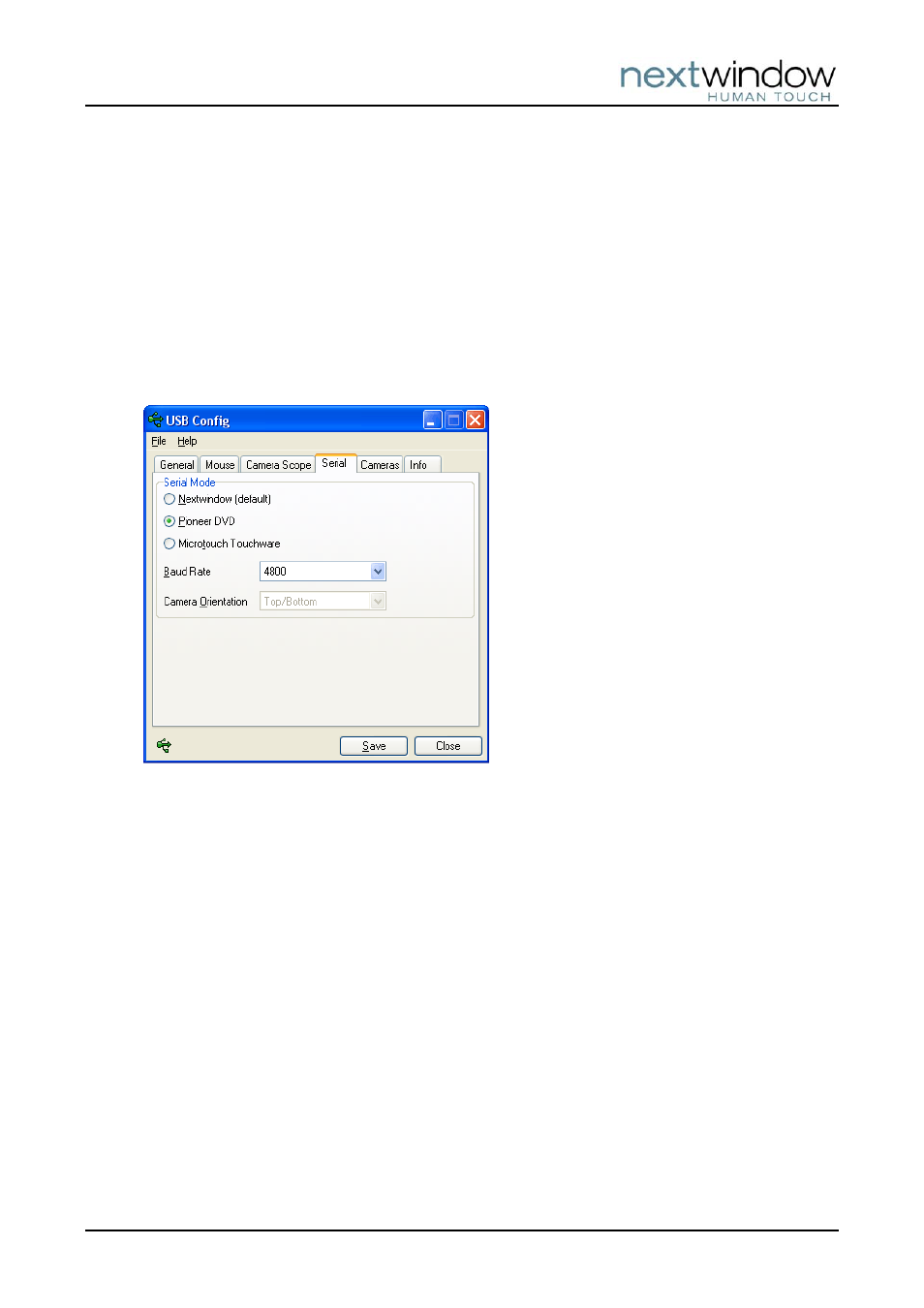 Configuring the touch screen | Pioneer V7300D User Manual | Page 4 / 6