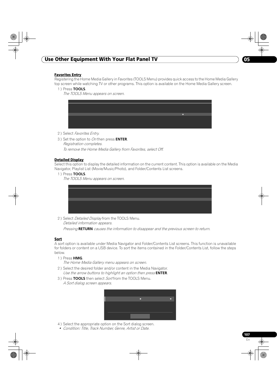 Use other equipment with your flat panel tv 05 | Pioneer Elite KURO PRO 151FD User Manual | Page 107 / 167