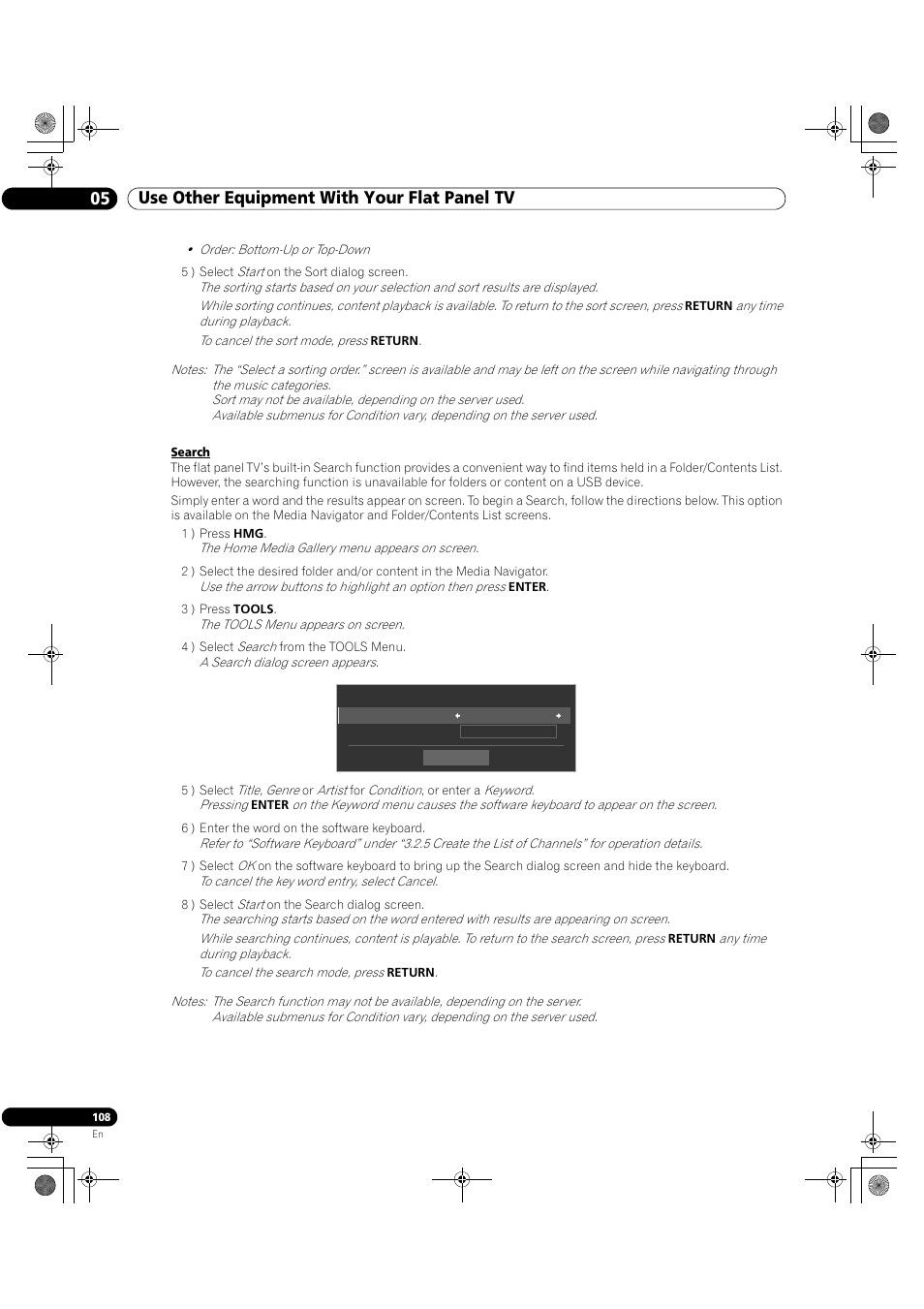 05 use other equipment with your flat panel tv | Pioneer Elite KURO PRO 151FD User Manual | Page 108 / 167