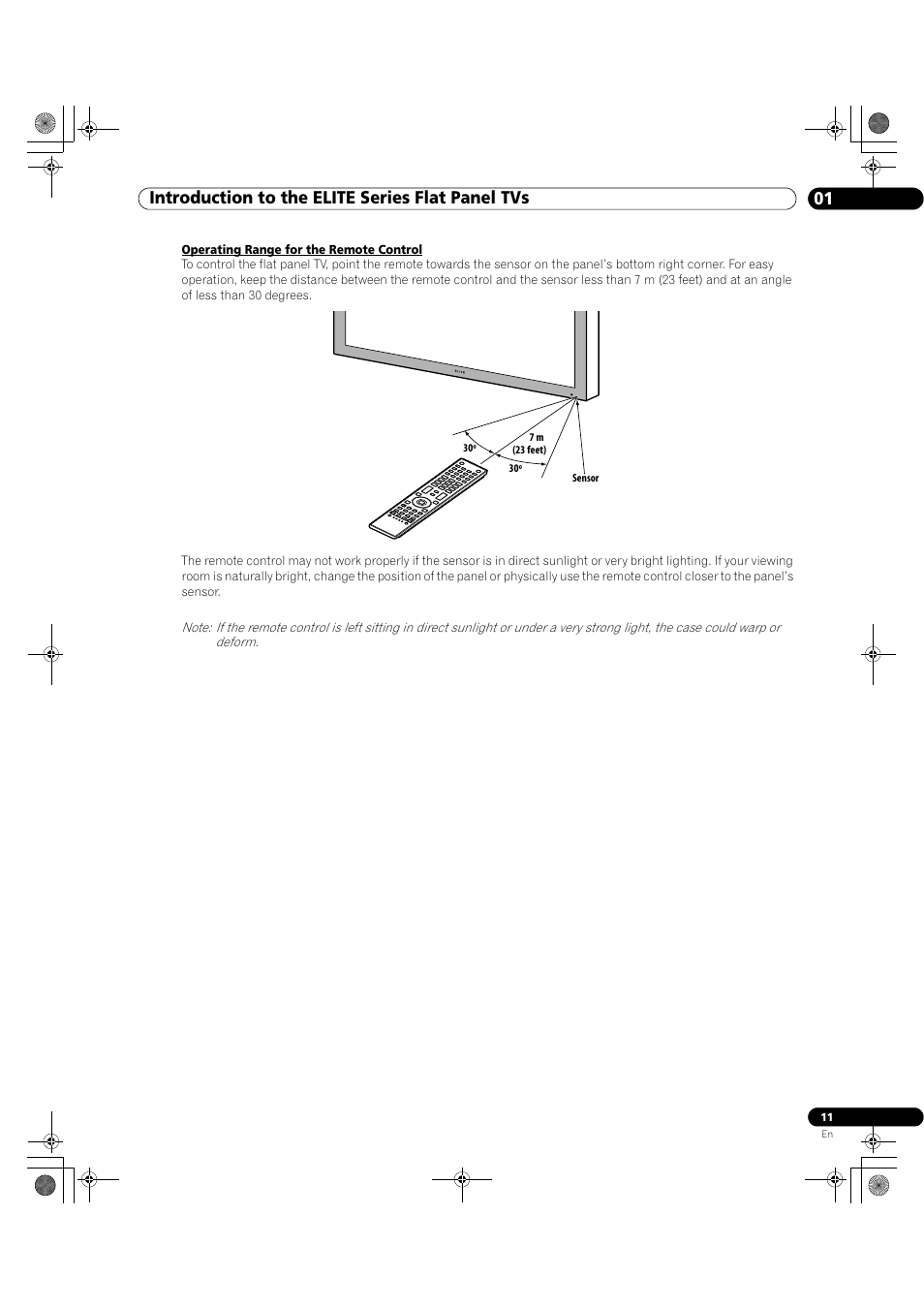 01 introduction to the elite series flat panel tvs | Pioneer Elite KURO PRO 151FD User Manual | Page 11 / 167