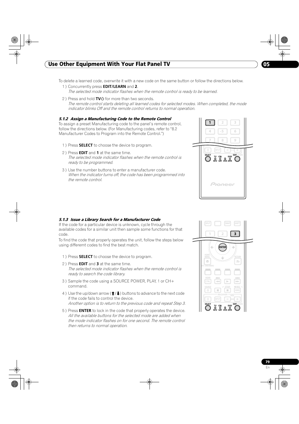 Use other equipment with your flat panel tv 05 | Pioneer Elite KURO PRO 151FD User Manual | Page 79 / 167