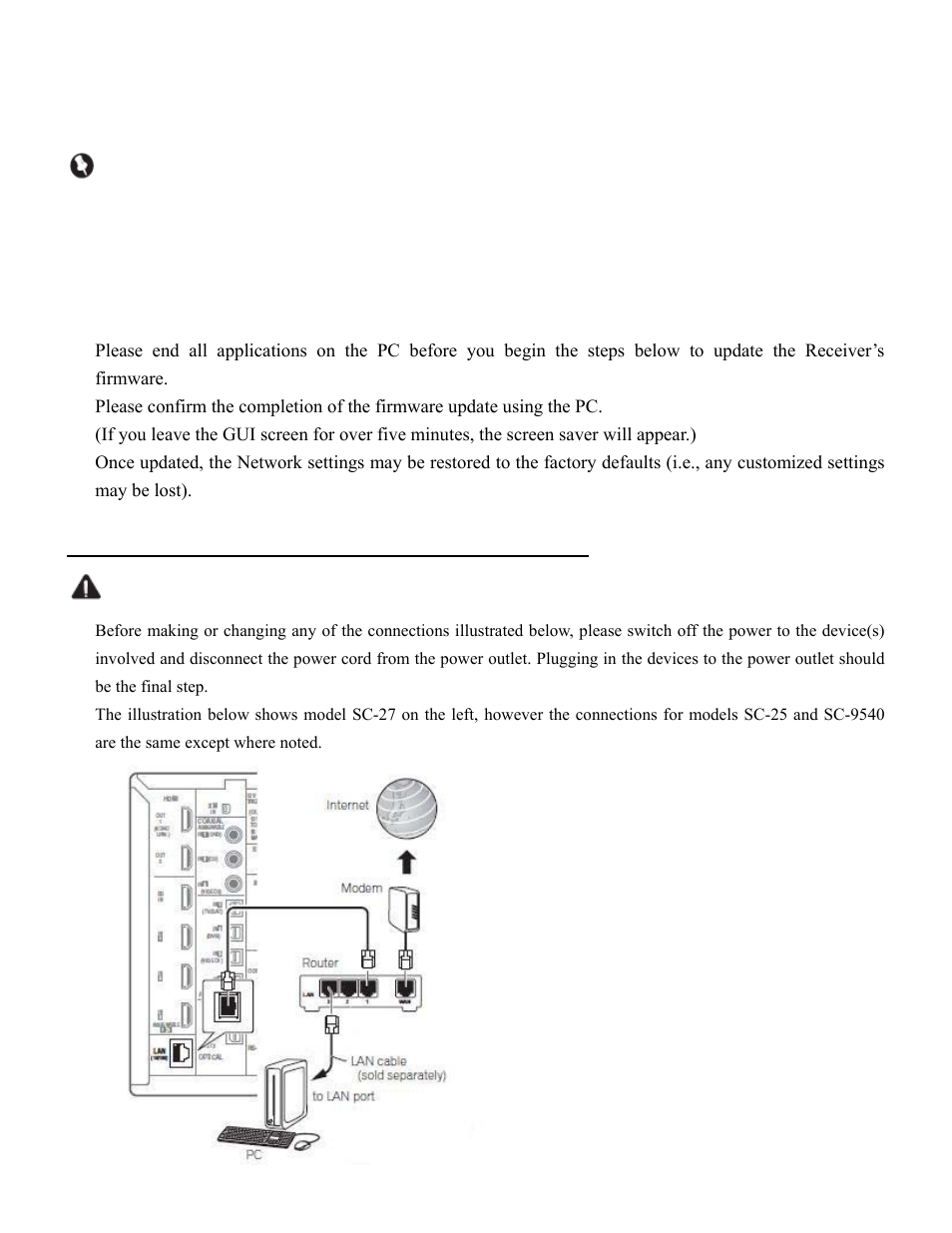 Pioneer SC-27 User Manual | 5 pages