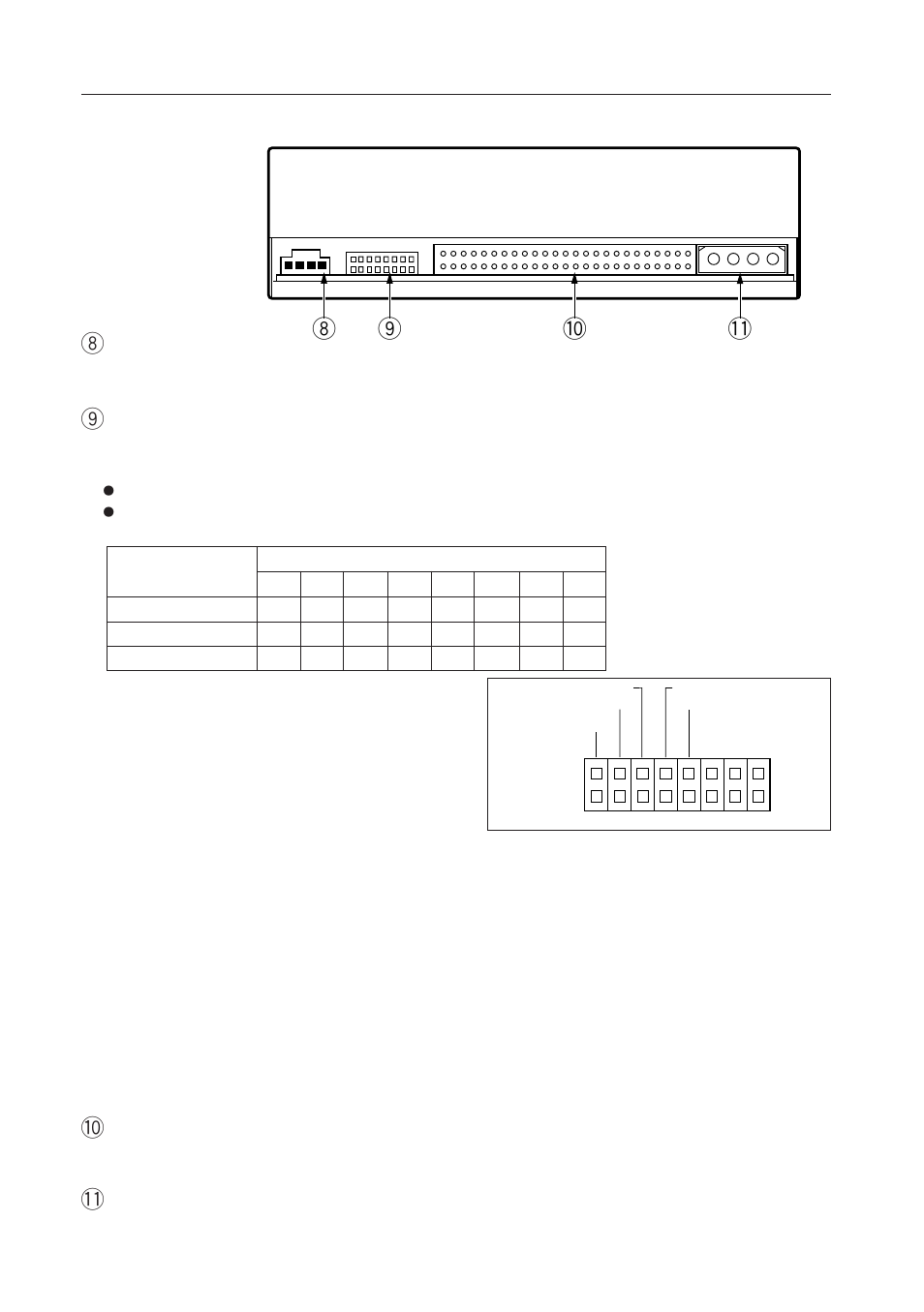 Fig. 2 8 9, 0 8 sortie audio, Prise d’entrée cc (dc input) | 9 commutateur de fonction, 0 interface scsi, Tour du materiel vue de la face arriere | Pioneer DVD-U03S User Manual | Page 20 / 64