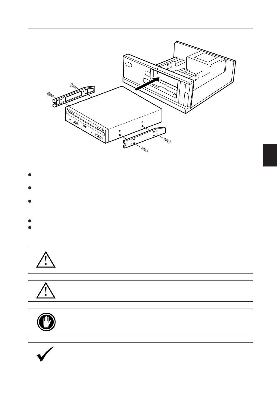 Pour installer le lecteur, Fig. 3 | Pioneer DVD-U03S User Manual | Page 21 / 64