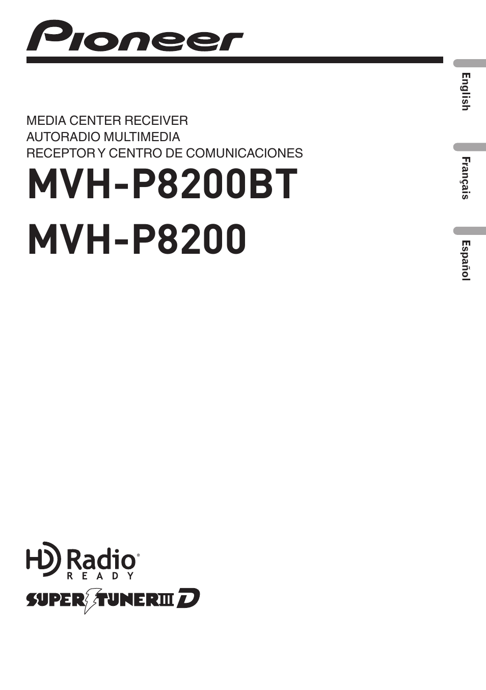 Pioneer MVH-P8200BT User Manual | 184 pages