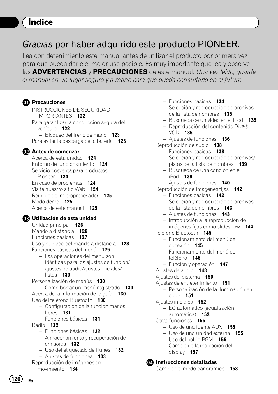 Pioneer MVH-P8200BT User Manual | Page 120 / 184