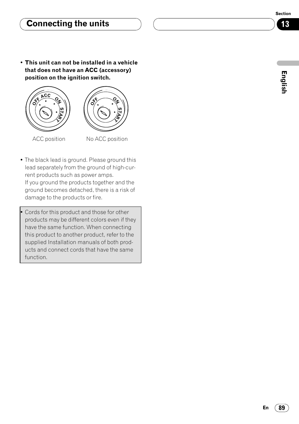 Connecting the units | Pioneer Super Tuner III DVH-P7050 User Manual | Page 89 / 104