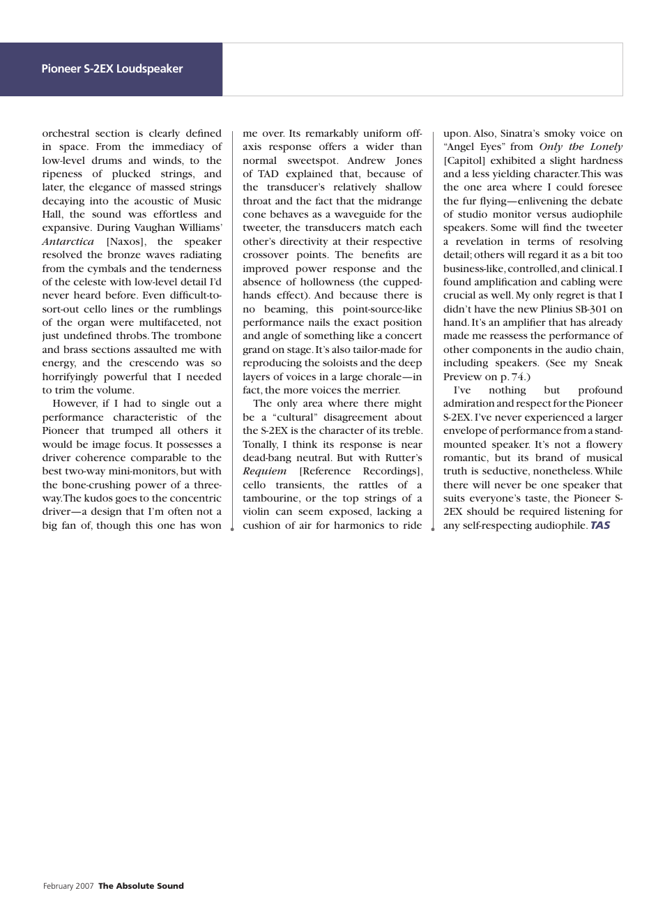 Pioneer S-2EX User Manual | Page 3 / 3