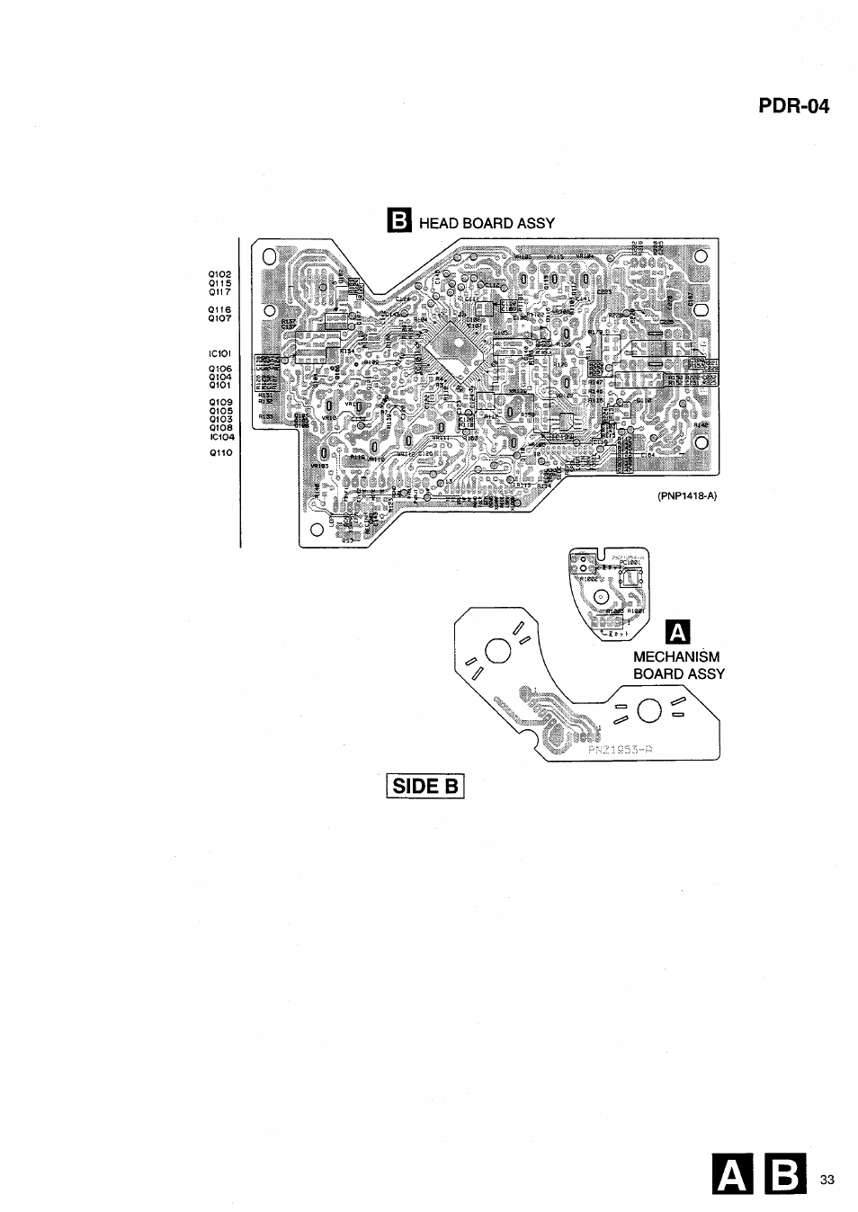 Sideb, Pdr-04 | Pioneer PDR-04 User Manual | Page 33 / 102