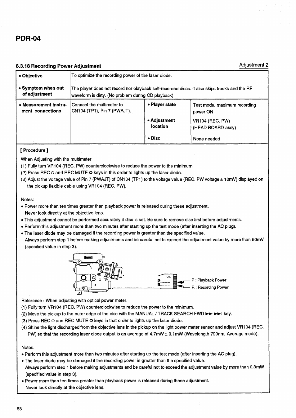 Pdr-04 | Pioneer PDR-04 User Manual | Page 68 / 102