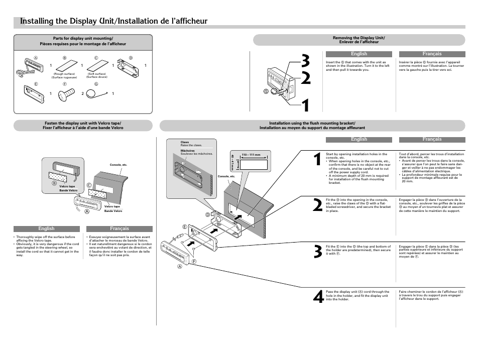 Parts | Pioneer CDX-FM673 User Manual | Page 21 / 27