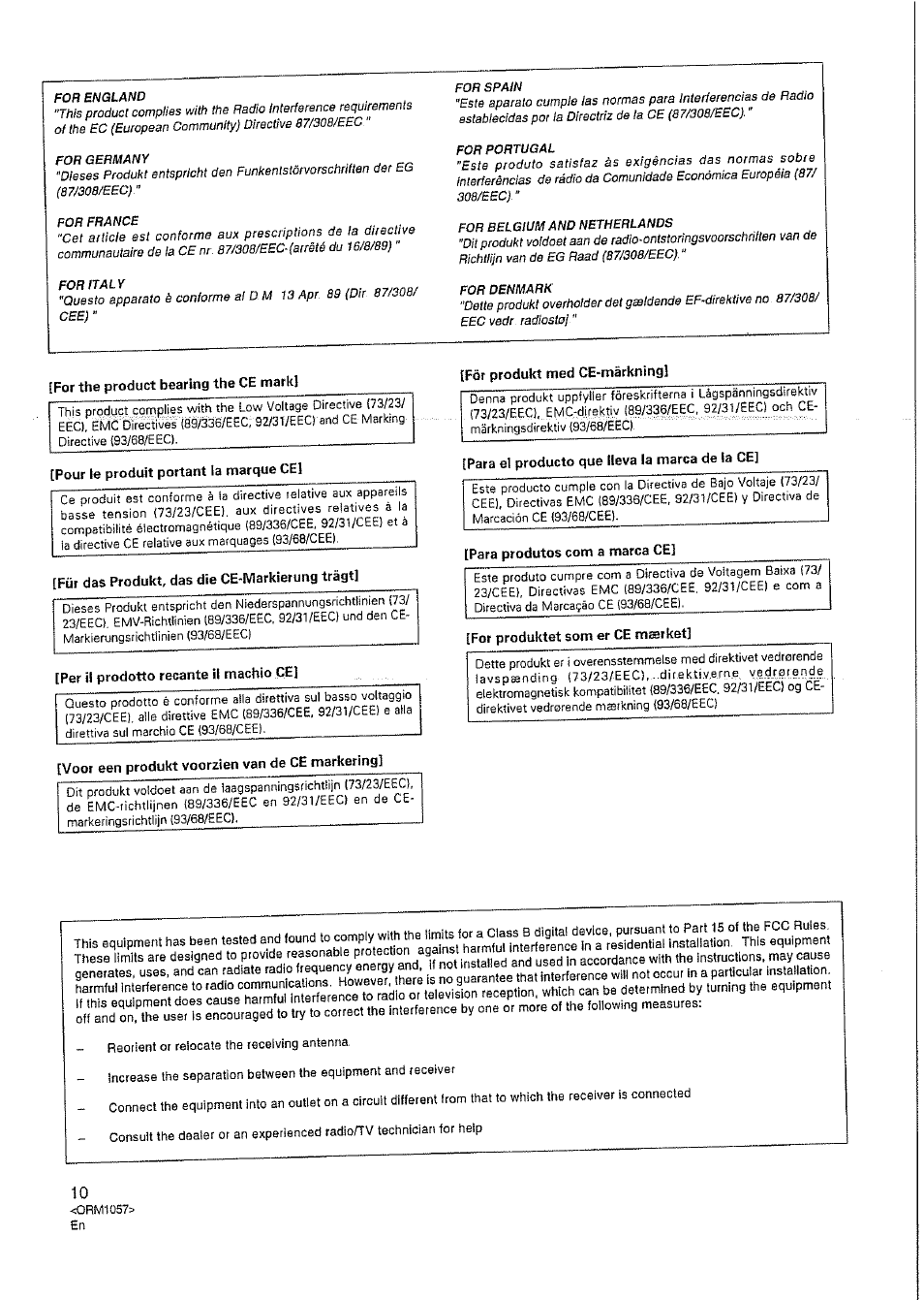 Pioneer DE-SH9101 User Manual | Page 3 / 10