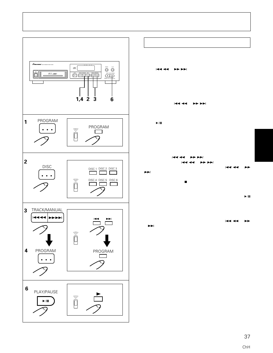Pioneer PD-M427 User Manual | Page 37 / 40