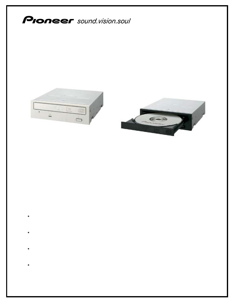 Pioneer DVR-110DBK User Manual | 2 pages