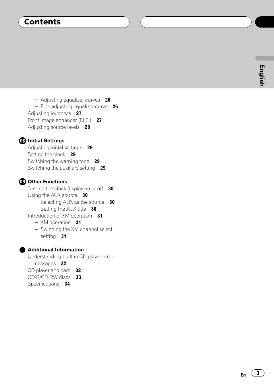 Pioneer DEH-P2600 User Manual | Page 3 / 103