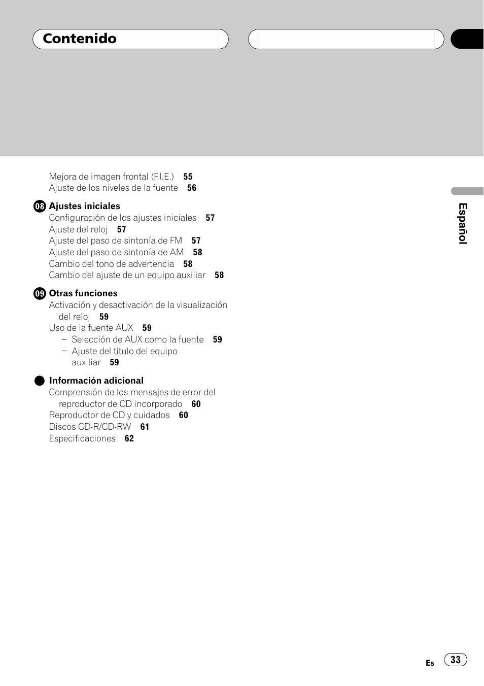 Pioneer SUPERTUNER III D DEH-P2650 User Manual | Page 33 / 94