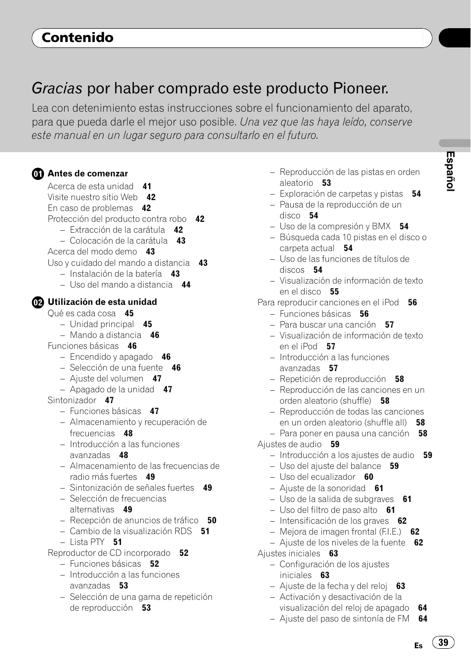 Pioneer DEH-P4900IB User Manual | Page 39 / 81