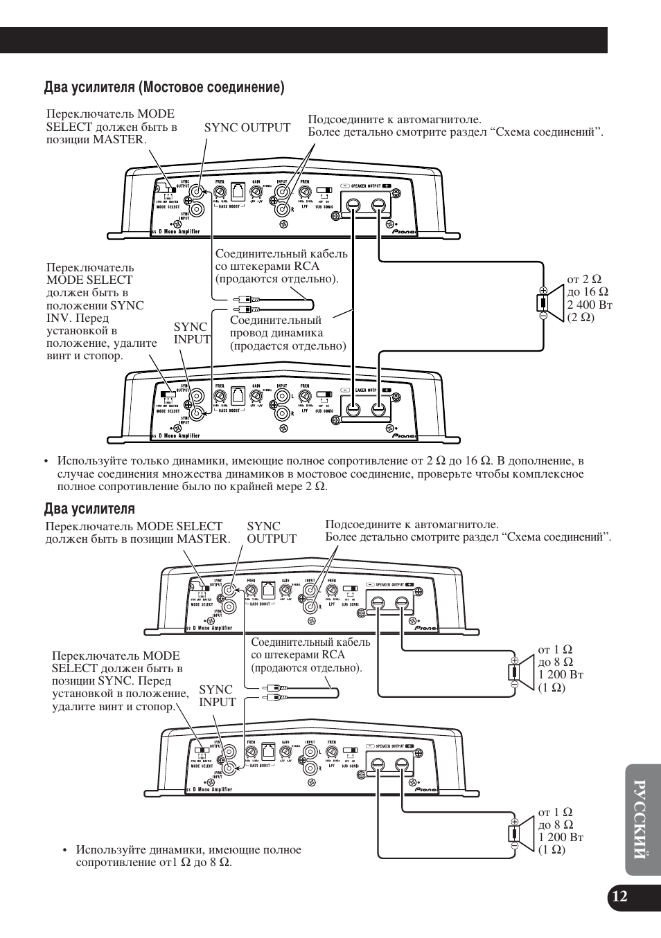 Pioneer D1200SPL User Manual | Page 121 / 128