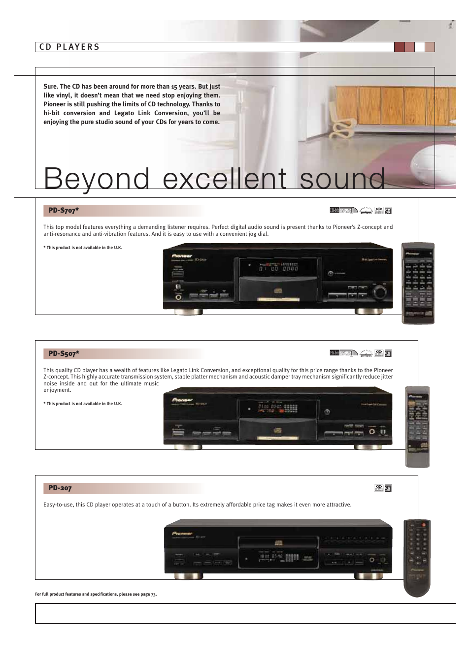 Beyond excellent sound | Pioneer HOME CINEMA SYSTEMS User Manual | Page 42 / 80