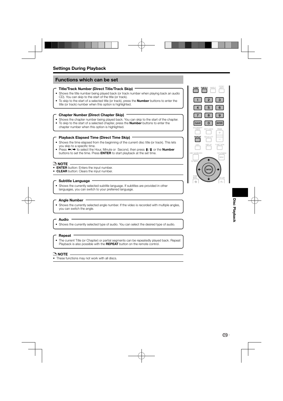 Functions which can be set | Pioneer BDP-121 User Manual | Page 37 / 107