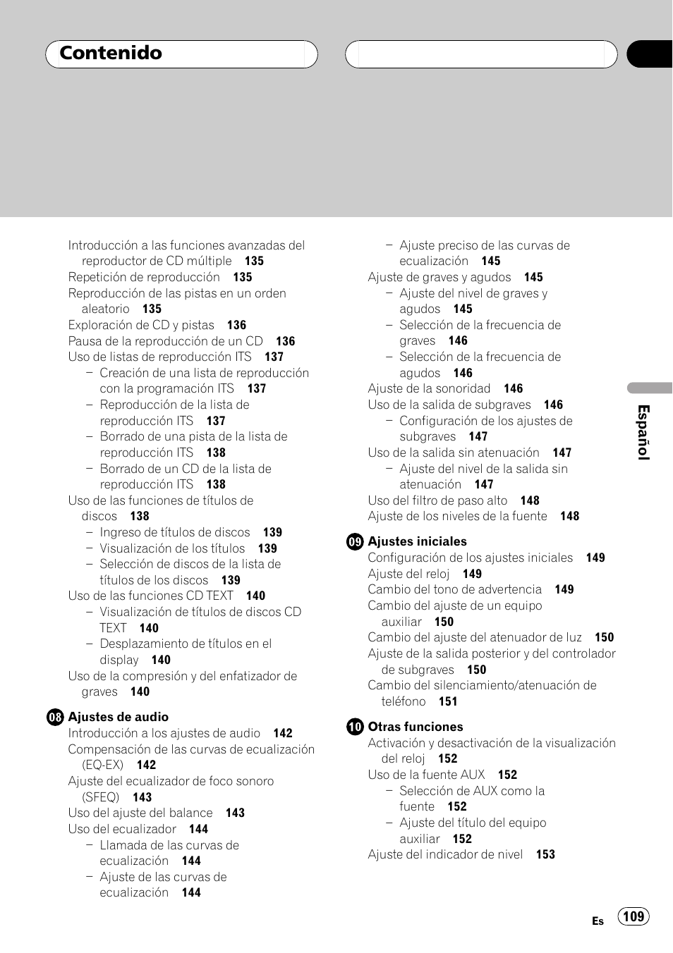 Pioneer DEH-P550MP User Manual | Page 109 / 164