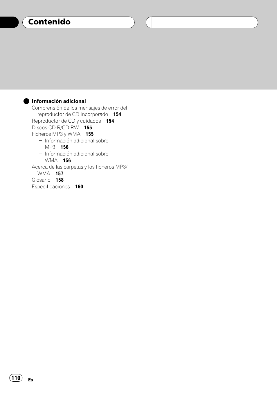 Pioneer DEH-P550MP User Manual | Page 110 / 164