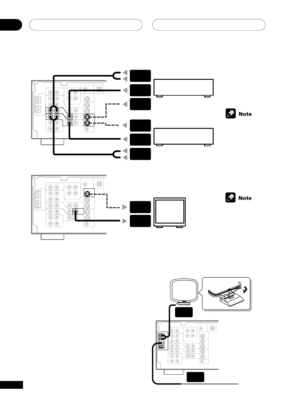 Connecting antennas fm wire antenna, Connecting up 03, Fm wire antenna | Connecting antennas | Pioneer VSX-D511 User Manual | Page 14 / 44