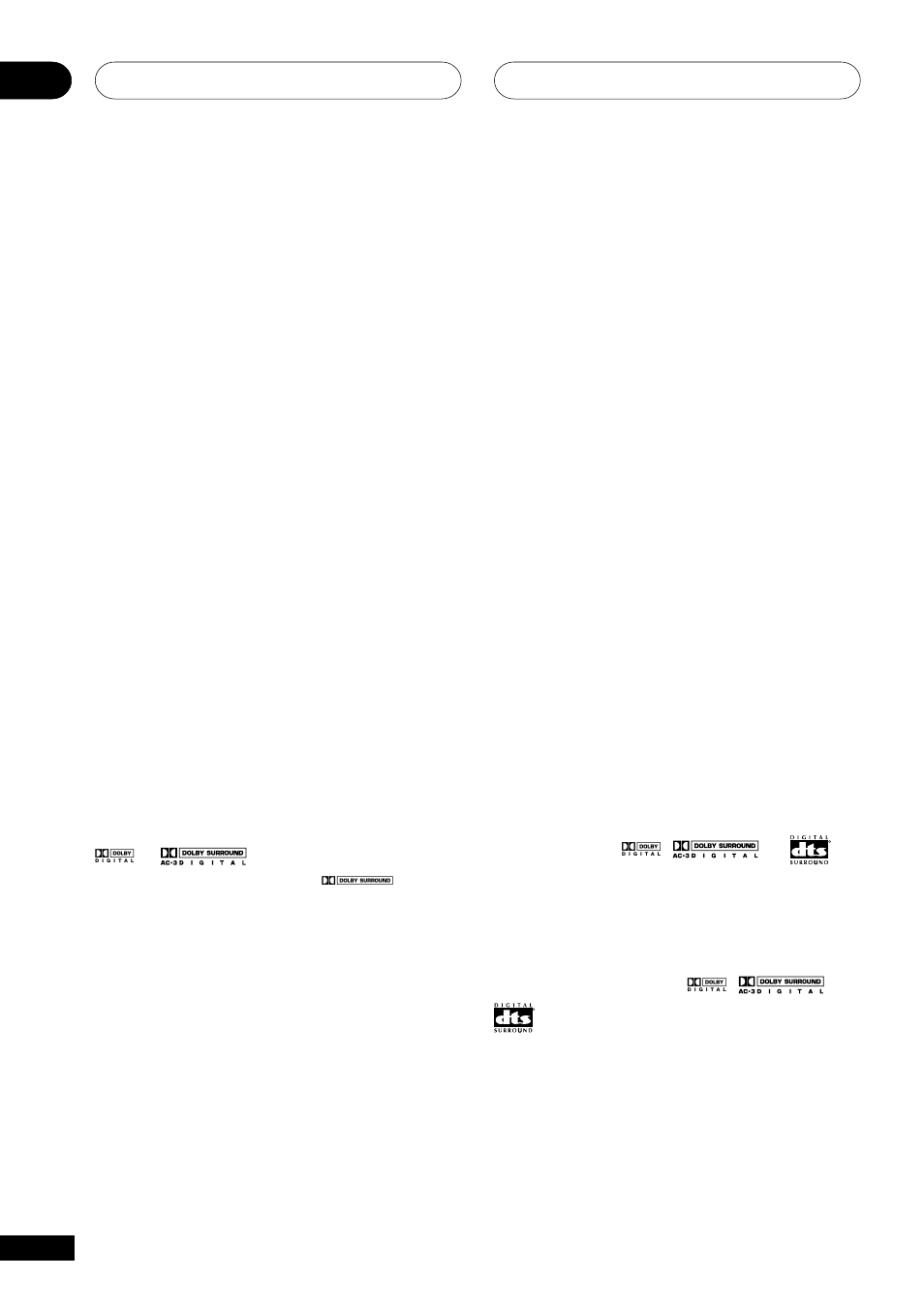 Introduction to sound modes, Playing sources 05, Stereo/direct | Standard modes, Advanced surround modes | Pioneer VSX-D511 User Manual | Page 24 / 44