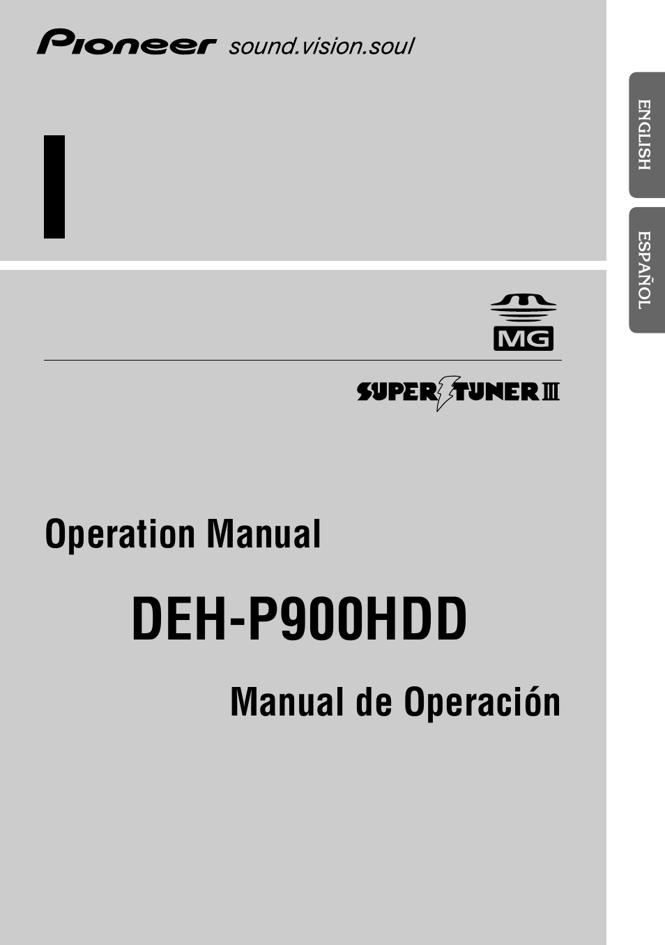 Pioneer DEH-P900HDD User Manual | 156 pages