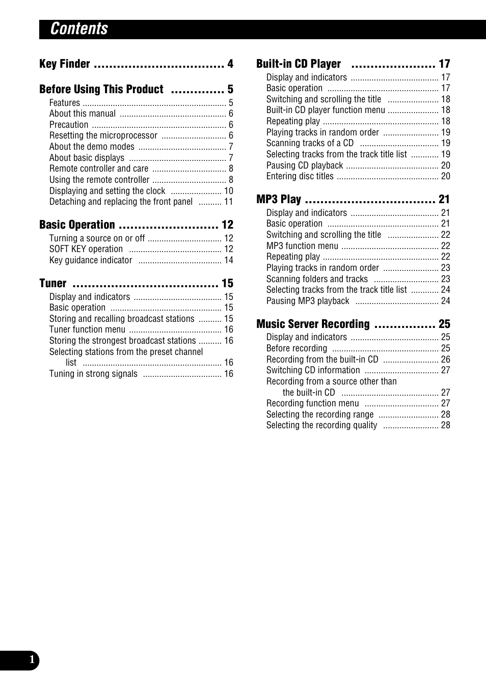Pioneer DEH-P900HDD User Manual | Page 2 / 156