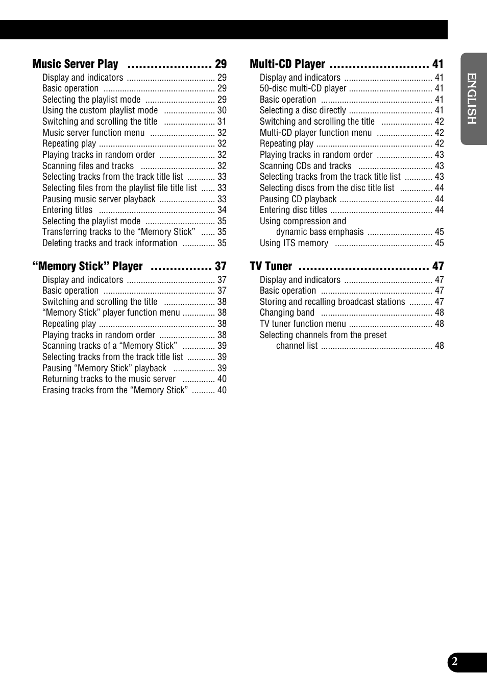 Pioneer DEH-P900HDD User Manual | Page 3 / 156