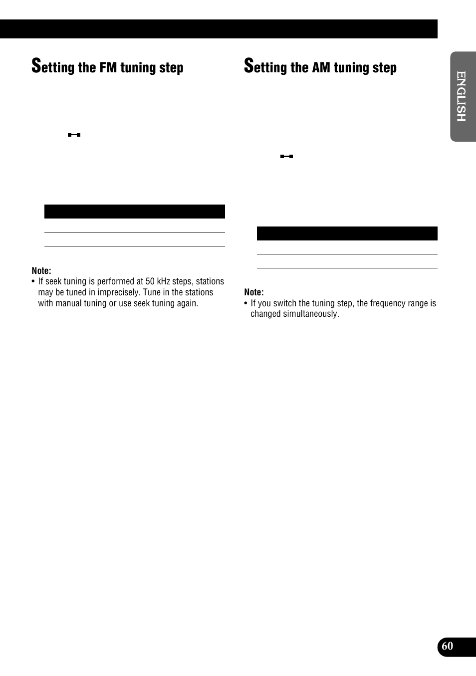 Etting the fm tuning step, Etting the am tuning step | Pioneer DEH-P900HDD User Manual | Page 61 / 156