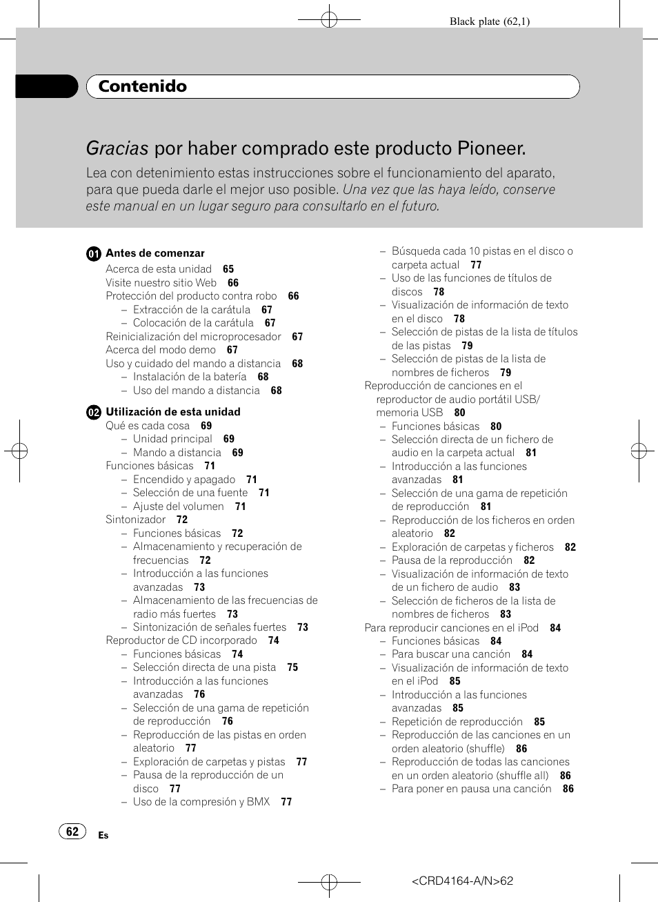 Pioneer SUPER TUNERIII D DEH-P7950UB User Manual | Page 62 / 132