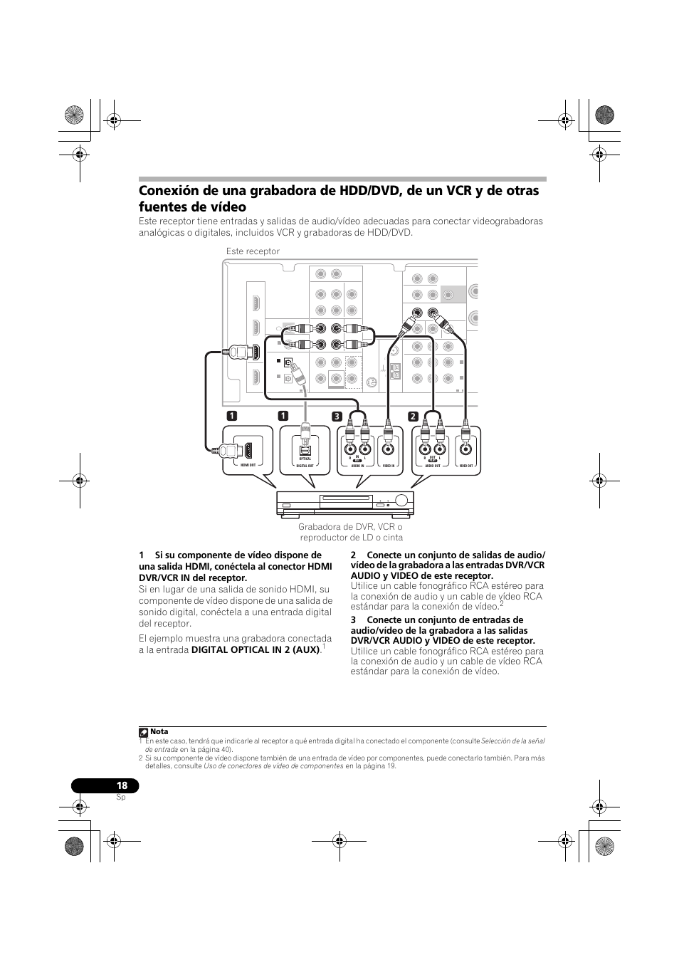 Nota | Pioneer VSX-819H User Manual | Page 158 / 213