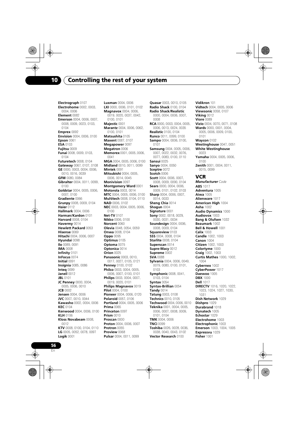 Controlling the rest of your system 10 | Pioneer VSX-819H User Manual | Page 56 / 213