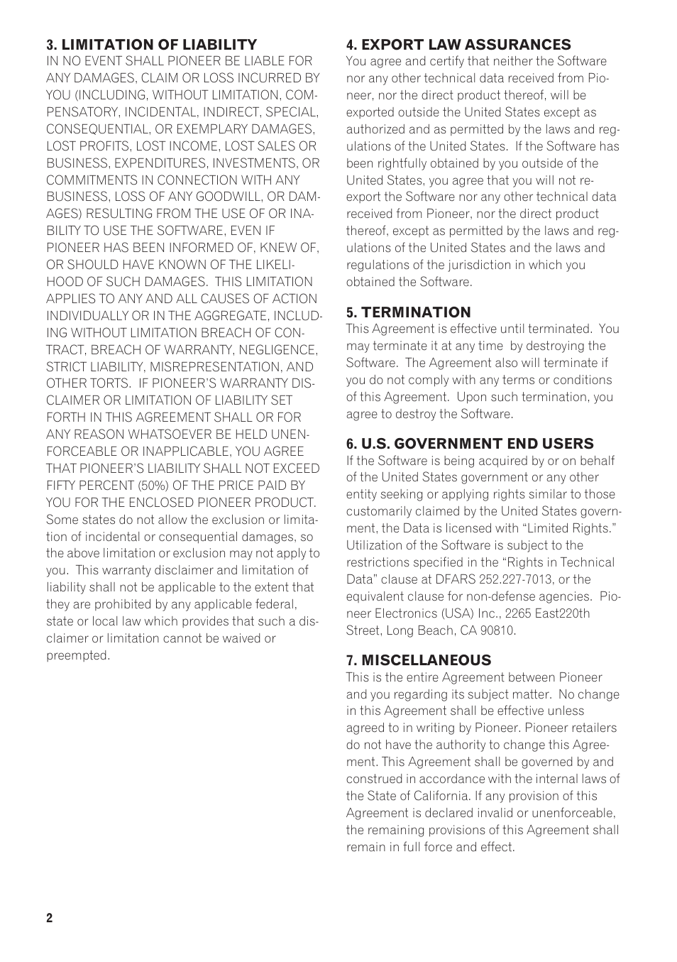 Pioneer AVIC-90DVD User Manual | Page 4 / 74